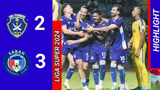 HIGHLIGHT  SRI PAHANG FC 2 VS 3 SABAH FC  LIGA SUPER 20242025 [upl. by Hindorff]