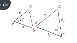 Ejercicios de triángulos semejantes [upl. by Nosauq716]