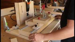 Horizontal Slot Mortise Machine w Festool Dominos [upl. by Auqinet]