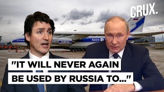 Russia Fumes At Canadas quotTheftquot As Trudeau Forfeits Cargo Plane For Ukraine On Kyiv Visit [upl. by Jerold]