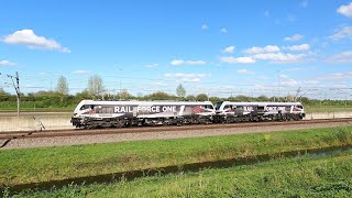 Trainspotting Nederland Betuweroute Valburg DB ÖBB BLS SBB etc 10 April 2024 [upl. by Dodge86]