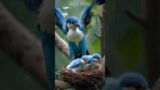 Heroic bird Rescue Chicks During heavy rain mother rain birds trending [upl. by Ellitnahc246]