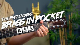 Play Brass In Pocket by The Pretenders  for Beginner amp Intermediate level [upl. by Aineval]