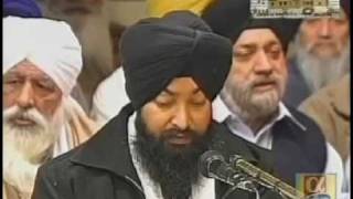 Man Kyo Bairag Karega  Bhai Kamaljeet Singh Ji and Jatha Ji recorded in Dec 2009 [upl. by Sidman]