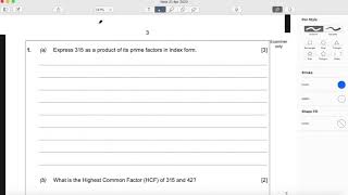 Maths GCSE Revision  GCSE Maths Past Papers  WJEC May 2019 Unit 1 NonCalculator  Question 1 [upl. by Canice934]