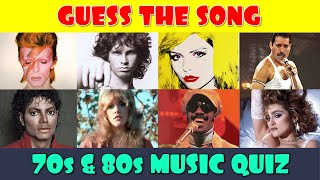 70s amp 80s Guess the Song Music Quiz [upl. by Andromeda]