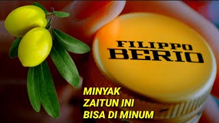 Review packaging Filippo Berio extra virgin olive oil yang asli yang bisa di minum [upl. by Helfand]