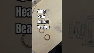 Sizing Cycle Headset Bearing bikes cycle ride instagood workshop mechanic youtubeshorts diy [upl. by Yenhpad649]