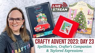 DAY 23 🔴 Crafty Advent 2023 craftyadvent2023 Craft Advent Calendars Vlogmas [upl. by Pettiford]