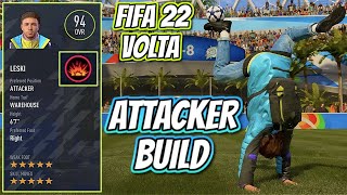 UNSTOPPABLE ATTACKER BUILD for FIFA 22 VOLTA  Best Player Build [upl. by Mendez]