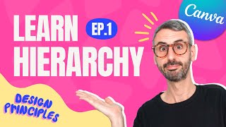 Hierarchy  Basic Principles of Graphic Design Ep 01 [upl. by Jackie499]