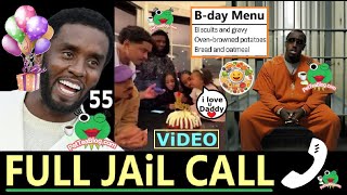 Diddy Kids Throw Birthday Party for him Eat his Cake while He Eats Jail Food FULL MENU here ViDEO [upl. by Innes207]