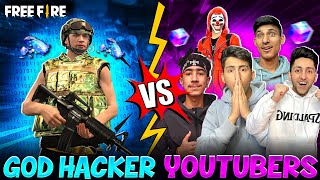 As Gaming Pro Squad Vs God Hacker😱😡 Garena Free Fire [upl. by Ydnolem669]