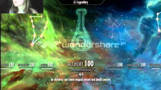 Skyrim Infinite Alchemy Glitch restoration potion [upl. by Alethia816]