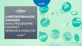 Verkehr amp Mobilität – Das planen Sachsens Parteien  Podcast Wahlprogramme kompakt  MDR [upl. by Aicineohp]