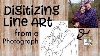 Digitizing Line Art from a Photo  Machine Embroidery  Embrilliance StitchArtist Tutorial [upl. by Grieve846]