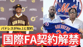 【MLB】国際FAの契約が解禁！パドレスがNo1評価のレオダリス・デフリースと契約 [upl. by Sihonn]