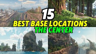 The Center Best Base Locations amp Resource Location Guide Ark Survival Ascended [upl. by Ahsocin]