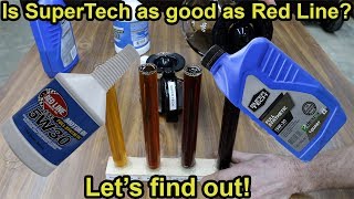 Is SuperTech Synthetic Oil as good as Red Line Lets find out [upl. by Ahsiri]