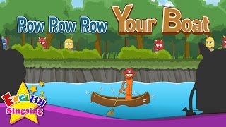 Row Row Row Your Boat  Nursery Rhyme for Children  Kids Song with Lyrics [upl. by Zulema]