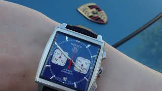 TAG Heuer Monaco Watch Review with a Woman [upl. by Orji]