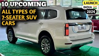 10 Upcoming All 7Seater Cars Launch In India 2024  Features Launch Date Price  7Seater Cars [upl. by Christabella]