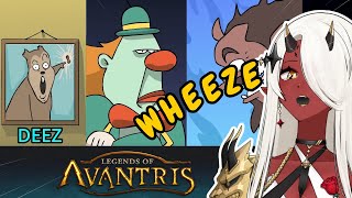 FUNNY DND SHORTS l Legends of Avantris Reaction l Chuckles Betsy Torbek Peggy Gricko etc [upl. by Anauqat]