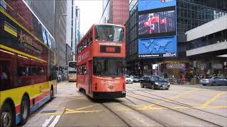 Hong Kong Tramway  Straßenbahn  Tram  Villamos  Streetcar [upl. by Katine80]