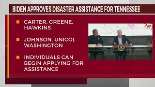 Biden approves Major Disaster Declaration in Tennessee after floods [upl. by Gherardo]