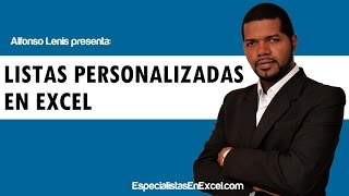 Listas personalizadas en Excel [upl. by Rogovy]