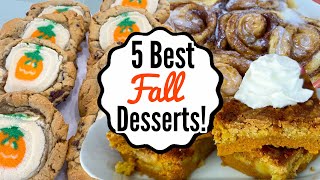 5 Amazing Fall Dessert Recipes  Quick amp EASY Tasty Desserts  Julia Pacheco [upl. by Seraphim]