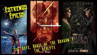 Los ESTRENOS de Junio The Boys Star wars y House of the Dragon [upl. by Henleigh]