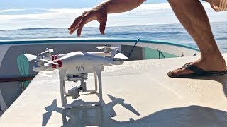 How to Fly a Drone FROM A BOAT [upl. by Ynnek672]