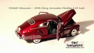 73266DShowcasts1948ChevyAerosedanFleetline124DiecastWholesalempg [upl. by Fronia]