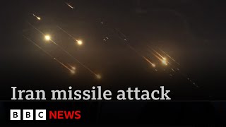 Iran threatens new “crushing attack” on Israel after launching more than 180 missiles  BBC News [upl. by Akanke]