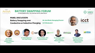 Battery Swapping over Conductive or Inductive Charging PANEL DISCUSSION  BSF 2022 AAYERA SUMMITS [upl. by Lemak]