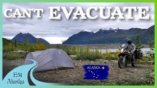 Tim CANT RIDE the motorcycle Were stuck by a freezing GLACIER  🏍 Alaska Trip Episode 51 [upl. by Atnoled]