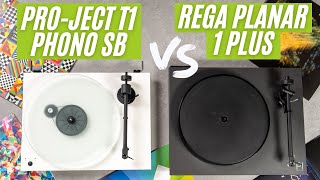 ProJect T1 Phono SB vs Rega Planar 1 Plus [upl. by Kirat]