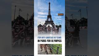 ITBP antisabotage K9 team in Paris for Olympics [upl. by Bajaj]