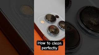 How to clean perfectly camera lens 📲📲🍎🍎iphone ytshortsindia [upl. by Glynn]