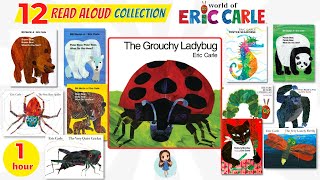 THE GROUCHY LADYBUG  Eric Carle Animated Stories Books Read Aloud  Brown Bear What Do You See [upl. by Acysej]