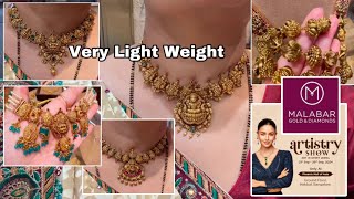 Malabar Light Weight Heavy Look Necklace Starting 20gramLight weight Necklace BangaloreDeeya [upl. by Ynaffital352]