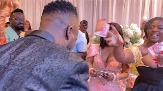 Actress Tracey Boakye Makes Money 💰 Rain At Akwaboah Marriage Ceremony 🔥 [upl. by Elakram750]