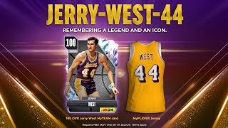 FREE 100 OVERALL JERRY WEST LOCKER CODE RIP THE LOGO [upl. by Jakie569]