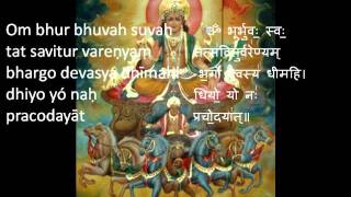 Gayatri Mantra Savitr 108 Repetitions [upl. by Elamaj]