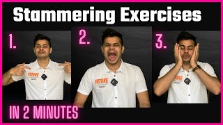 Stammering  3 Exercise Which Gives Instant Result in 2 Minutes Tried amp Proven [upl. by Bocoj]