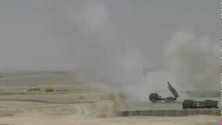 HIMARS live firing Afghanistan HighMobility Artillery Rocket Launcher System MRLS US Army [upl. by Klump]