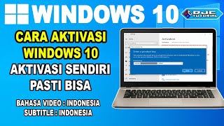 CARA AKTIVASI WINDOWS 10 dengan Product Key Original Terbaru 2023 [upl. by Enamrahc654]