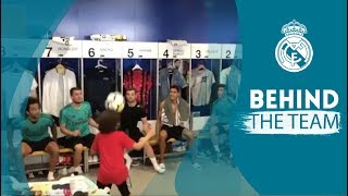 MARCELOs son ENZO shows off his skills in the Real Madrid dressing room [upl. by Thibault287]