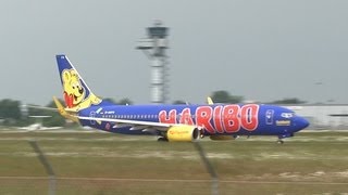 Haribo GoldbAIR Take Off Boeing 7378K5 TUIFly DAHFM at Hannover Airport [upl. by Leihcey]